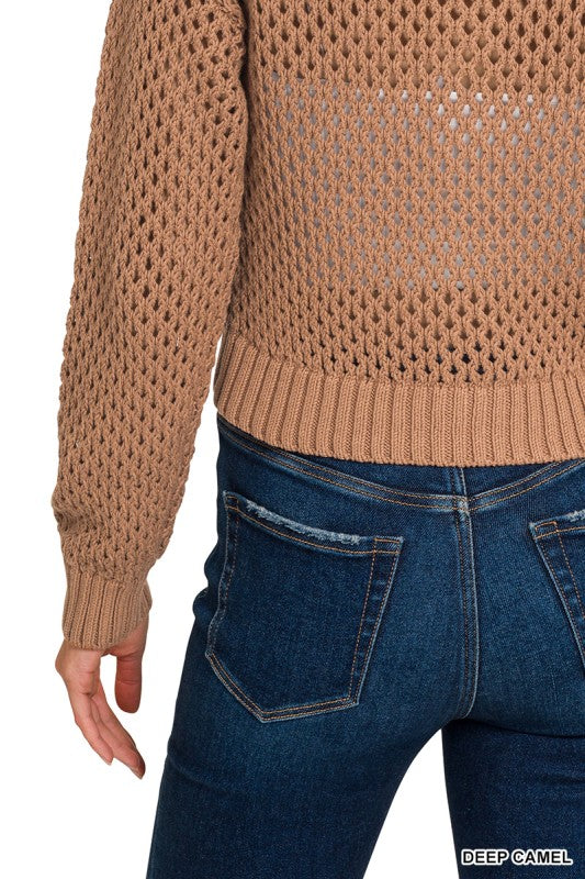Crochet Sweater Cardigan