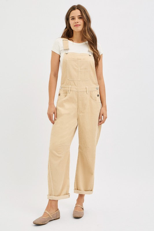 Corduroy Barrel Overall