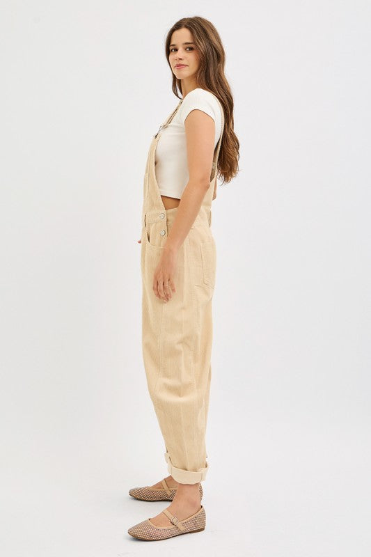 Corduroy Barrel Overall