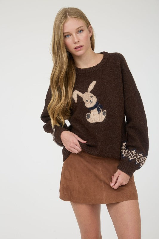 Bunny Crewneck Sweater