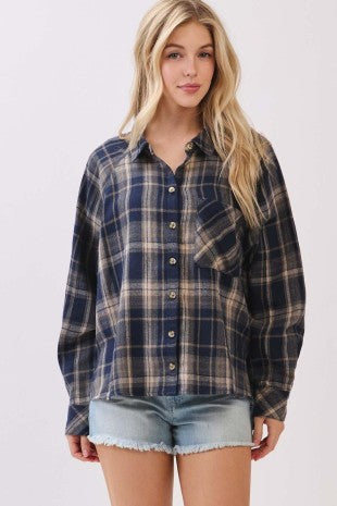 Plaid Oversized Shirts