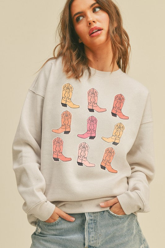Cowboy Boots Sweatshirt