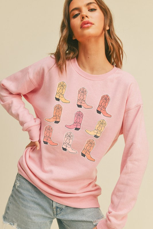 Cowboy Boots Sweatshirt