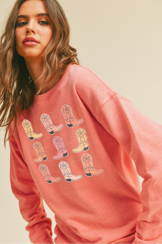 Cowboy Boots Sweatshirt