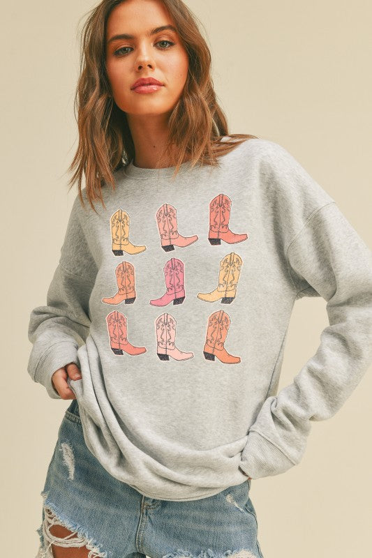 Cowboy Boots Sweatshirt