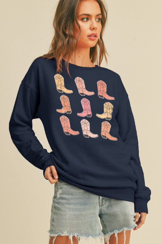 Cowboy Boots Sweatshirt