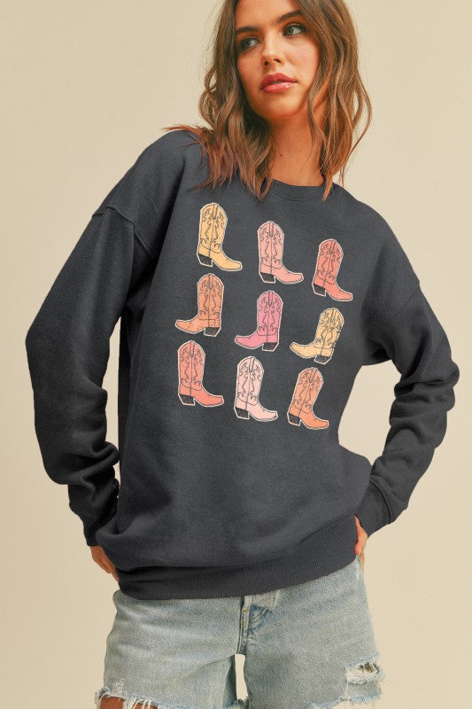 Cowboy Boots Sweatshirt