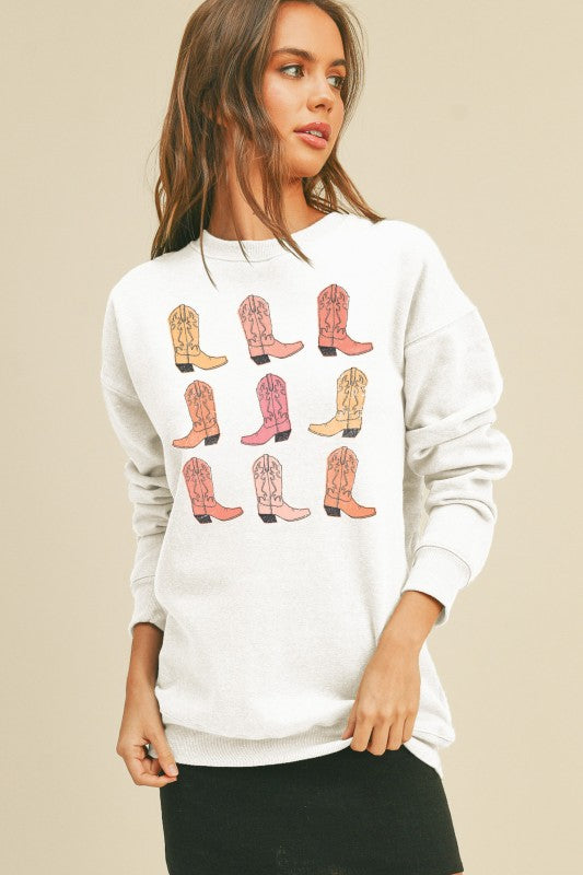 Cowboy Boots Sweatshirt