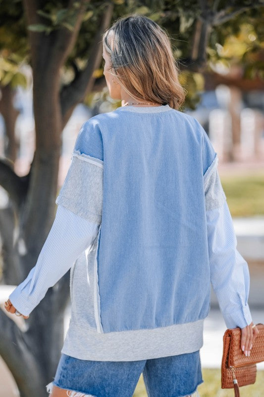 Shirt Sleeves Sweatshirt