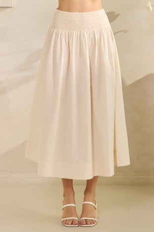 Poplin Maxi Skirt