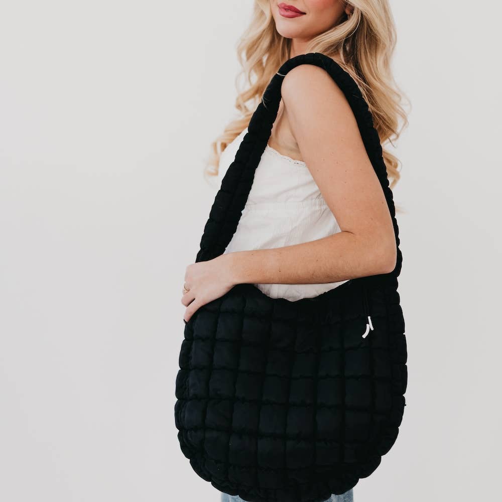 Carmen Quilted Hobo Bag
