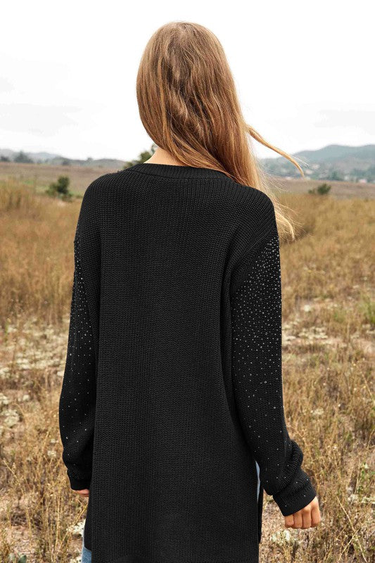 Rhinestone Sweater