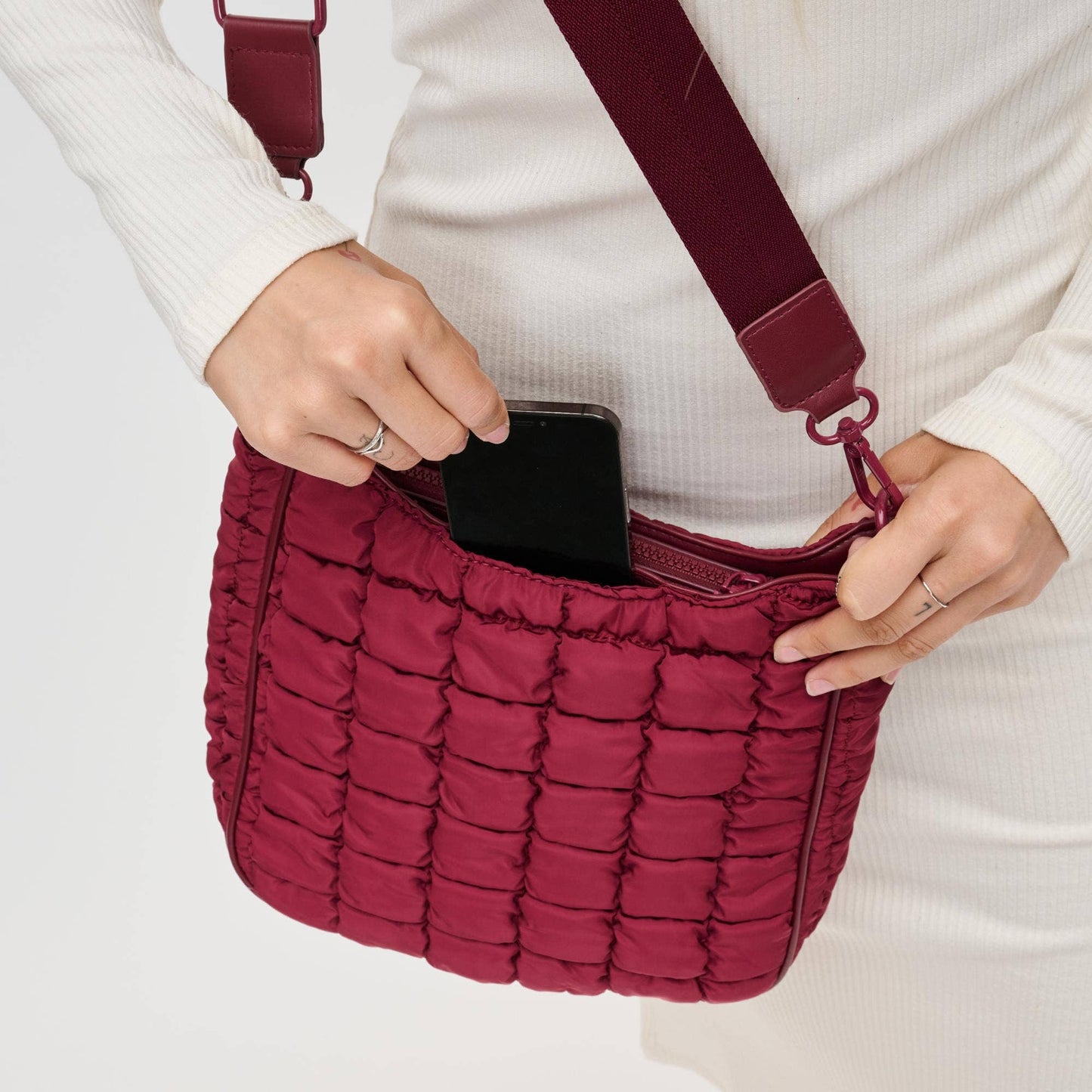 Nylon Puffer Crossbody