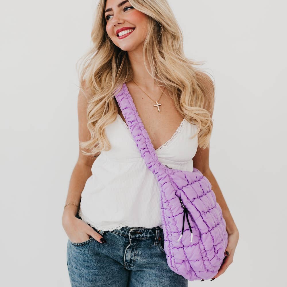 Carmen Quilted Hobo Bag