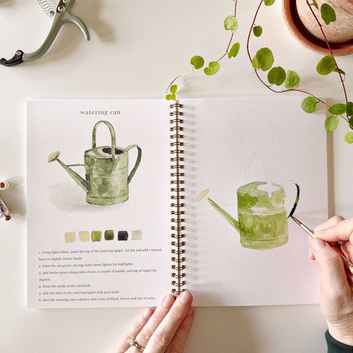 Watercolor Garden Workbook