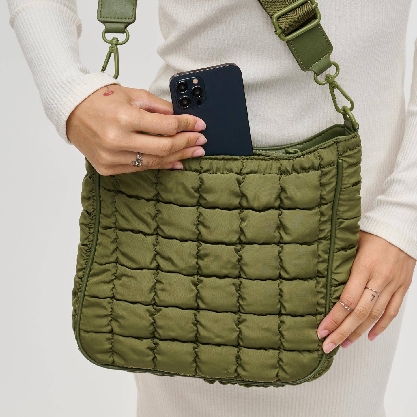 Nylon Puffer Crossbody
