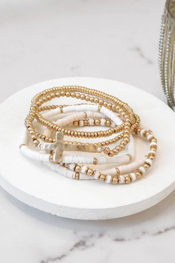 Sideways Cross Bracelet