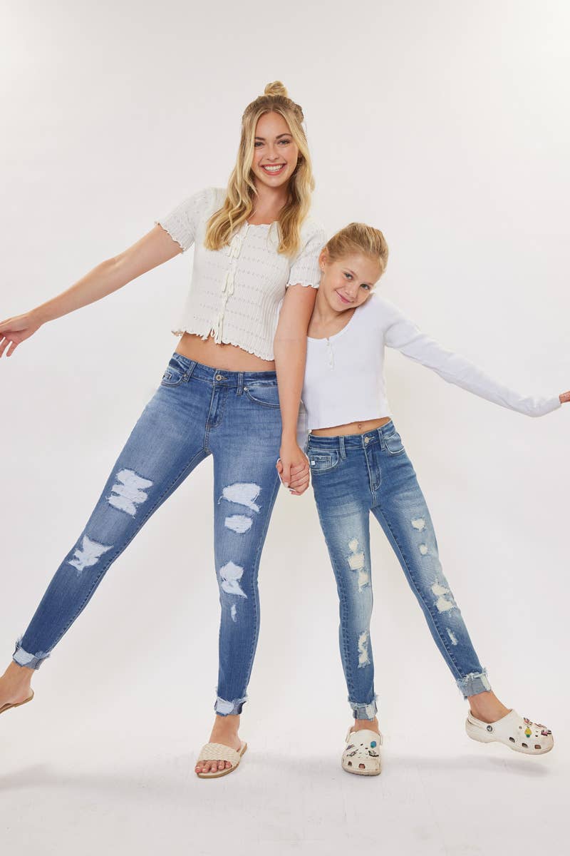 High Rise Distressed