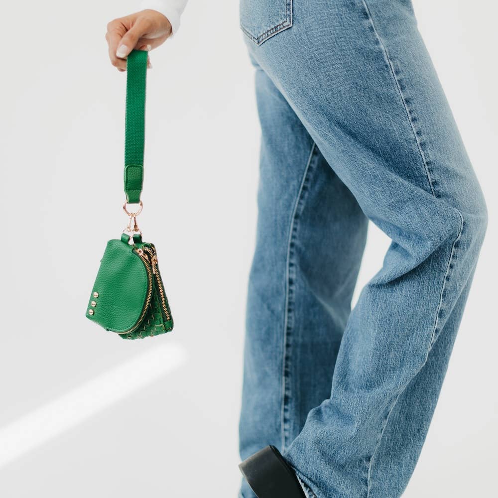 Woven Pouch Wristlet