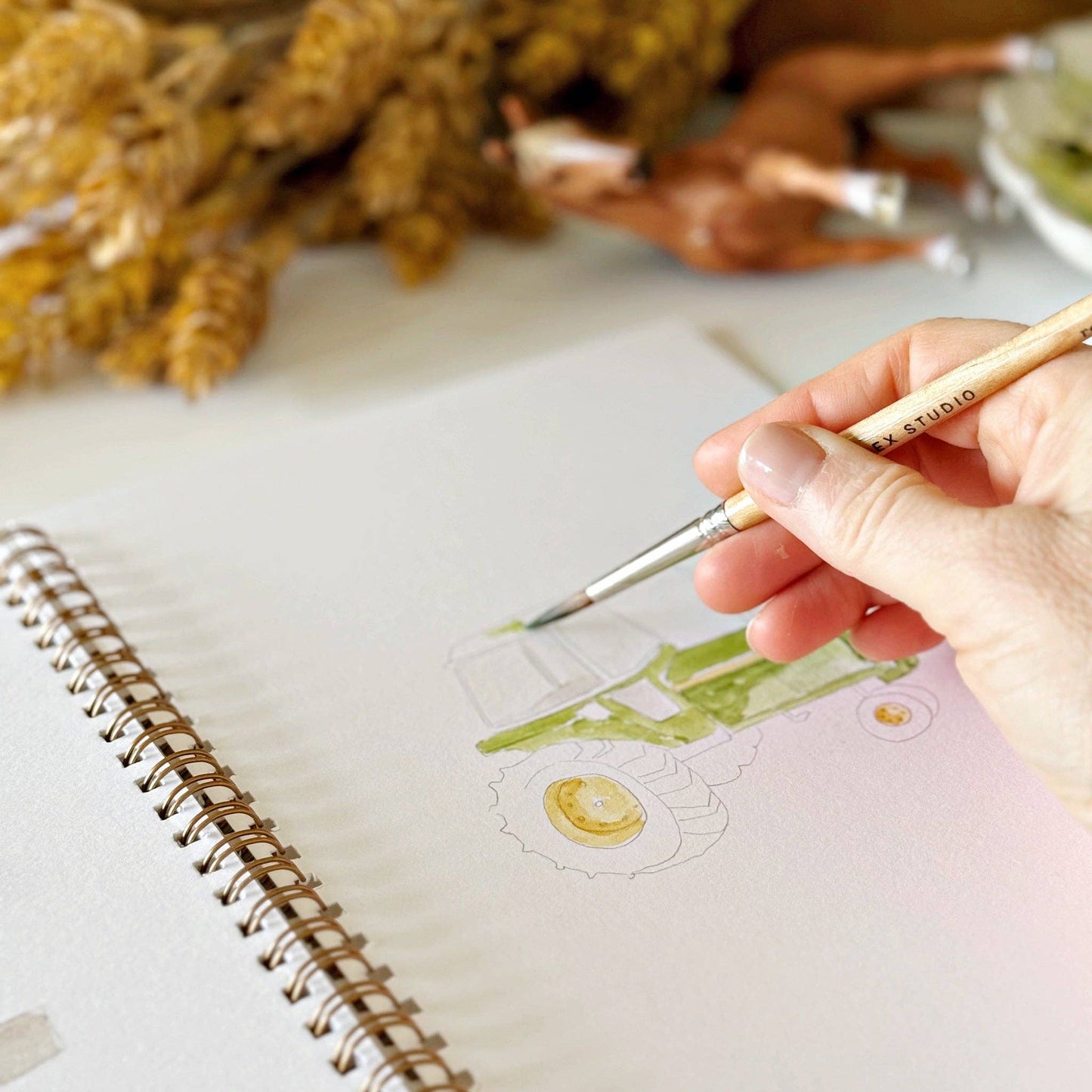 Watercolor Farm Workbook