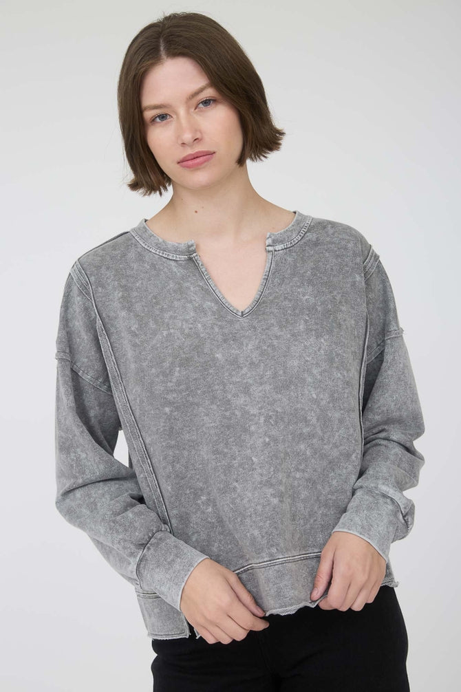 Exposed Seam Top