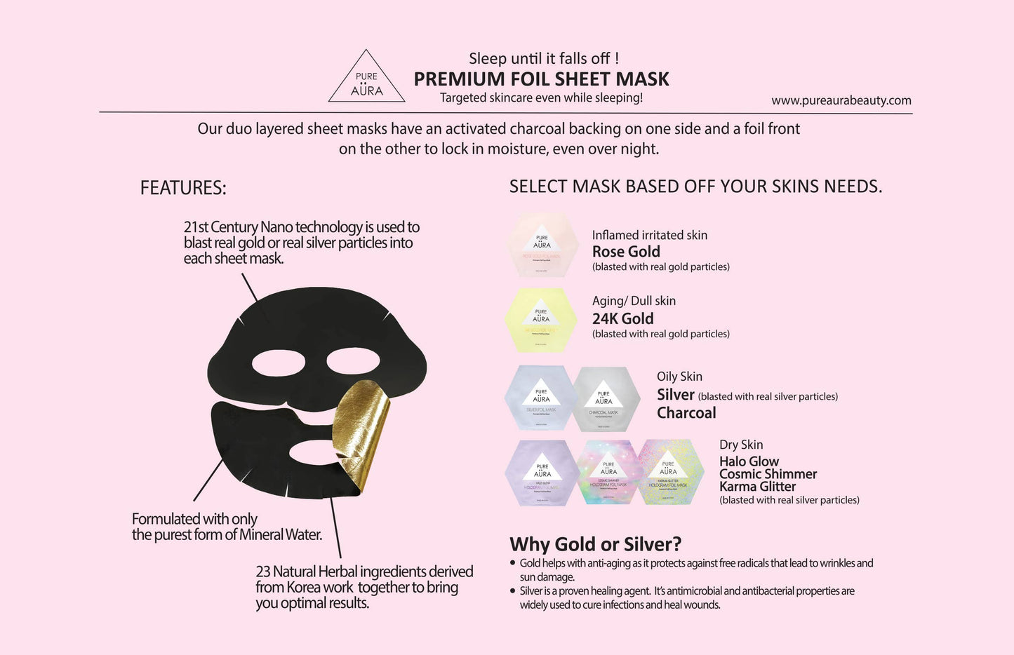 Shimmer Facial Mask