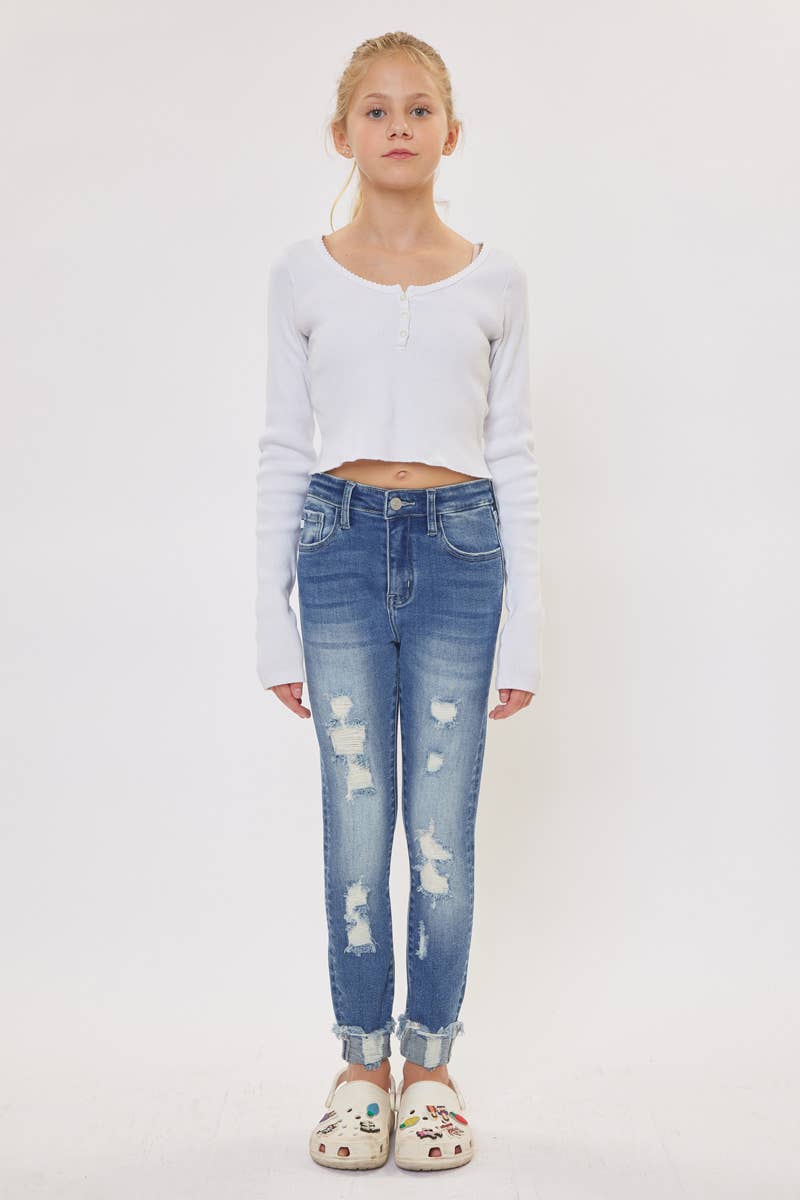 High Rise Distressed