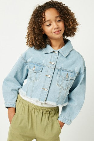 Cut Off Denim Jacket