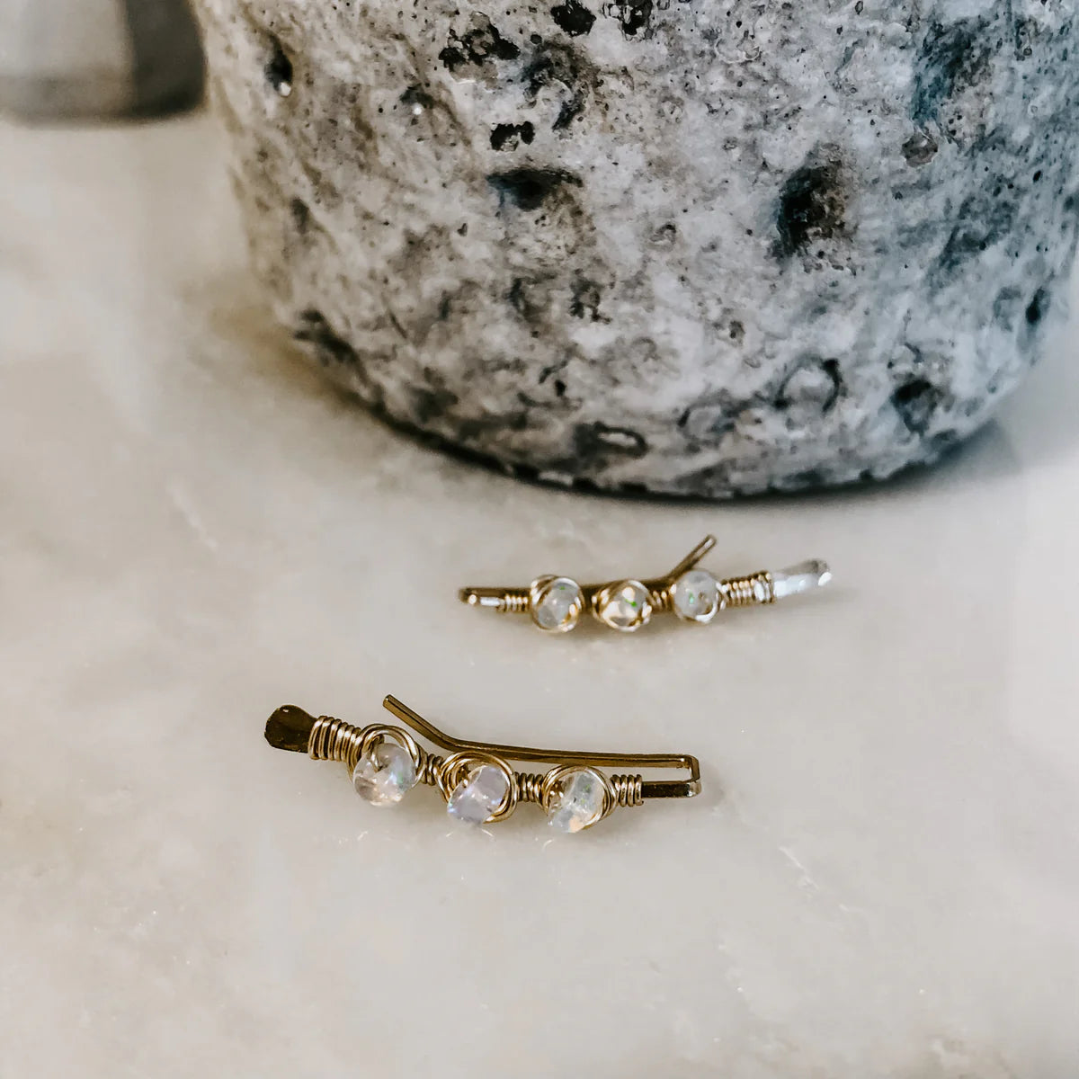 Ear Climbers Opal