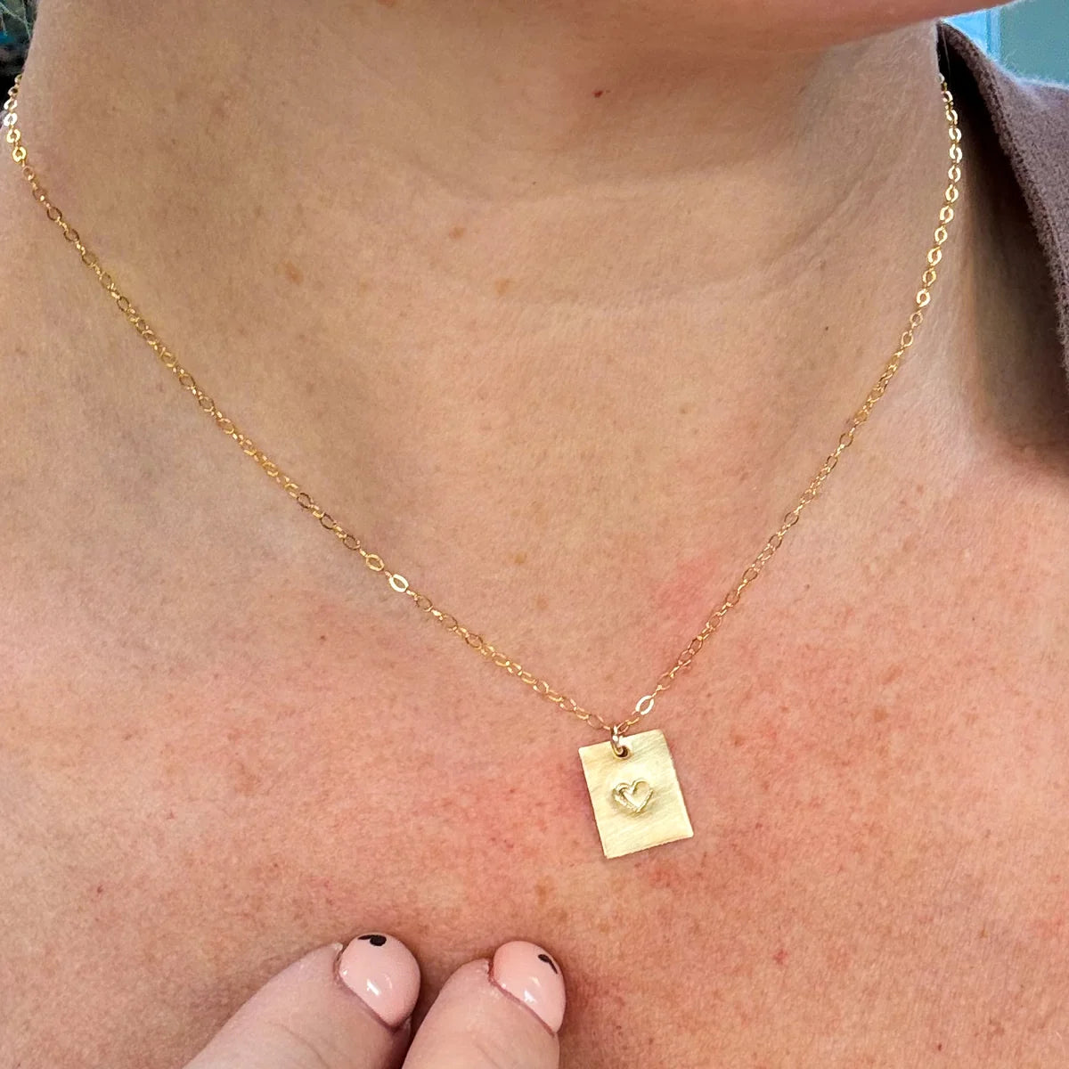 Heart Tag Necklace