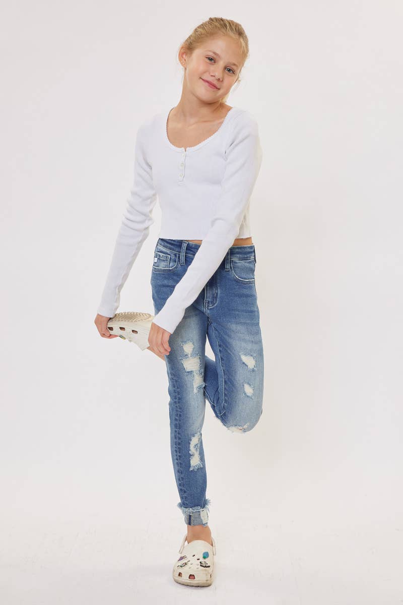 High Rise Distressed