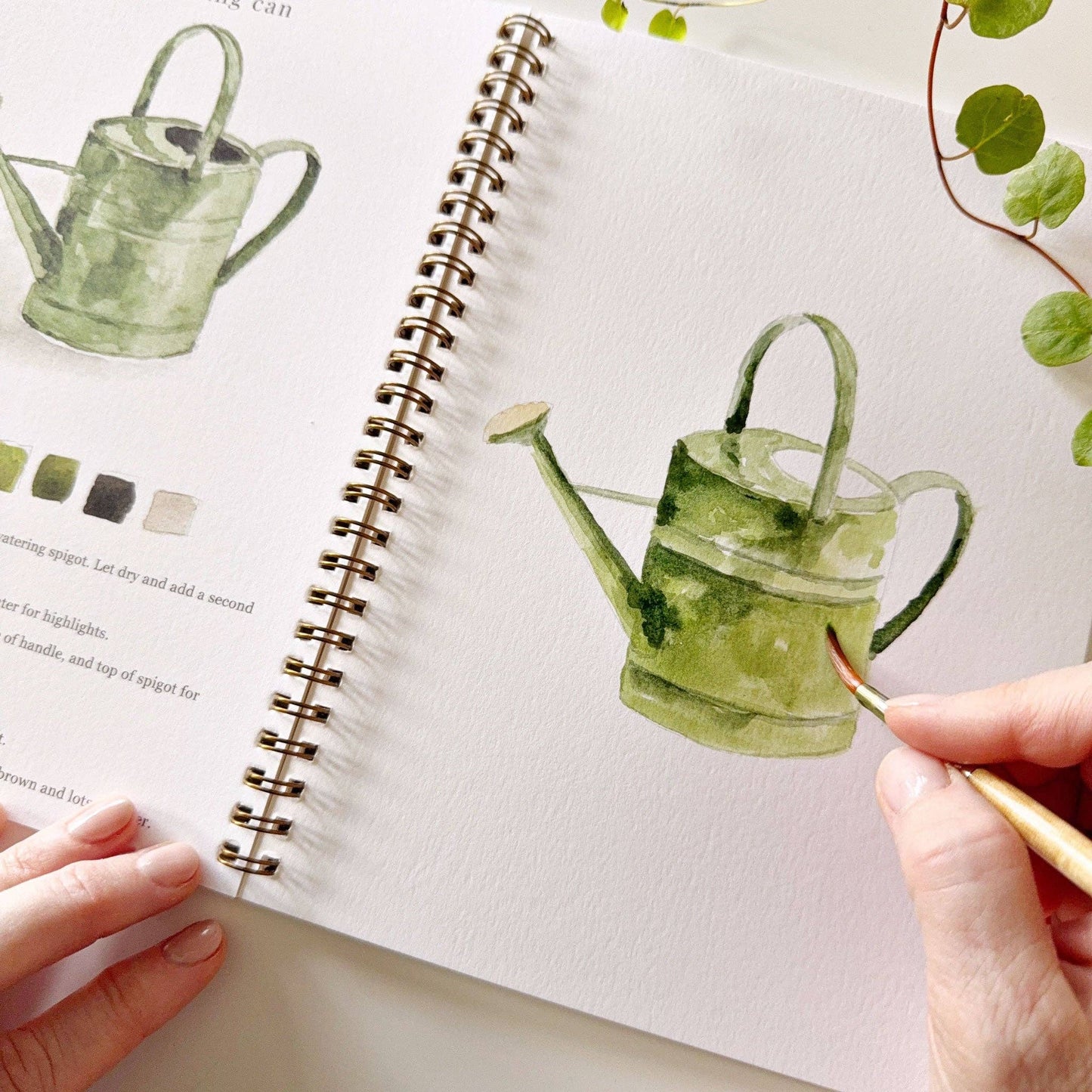 Watercolor Garden Workbook