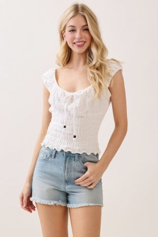 Smocked Sleeveless
