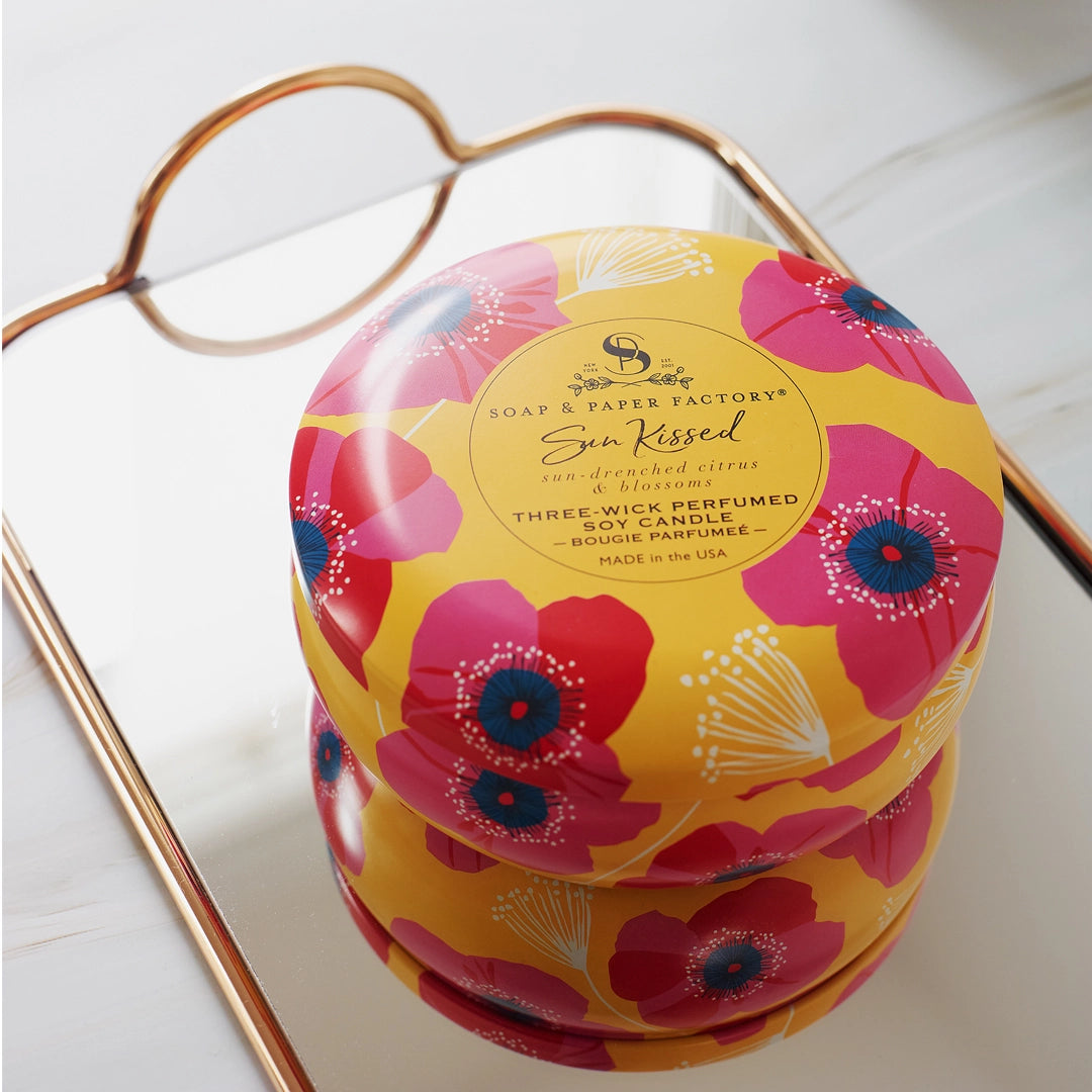 Sun Kissed Three Wick Candle