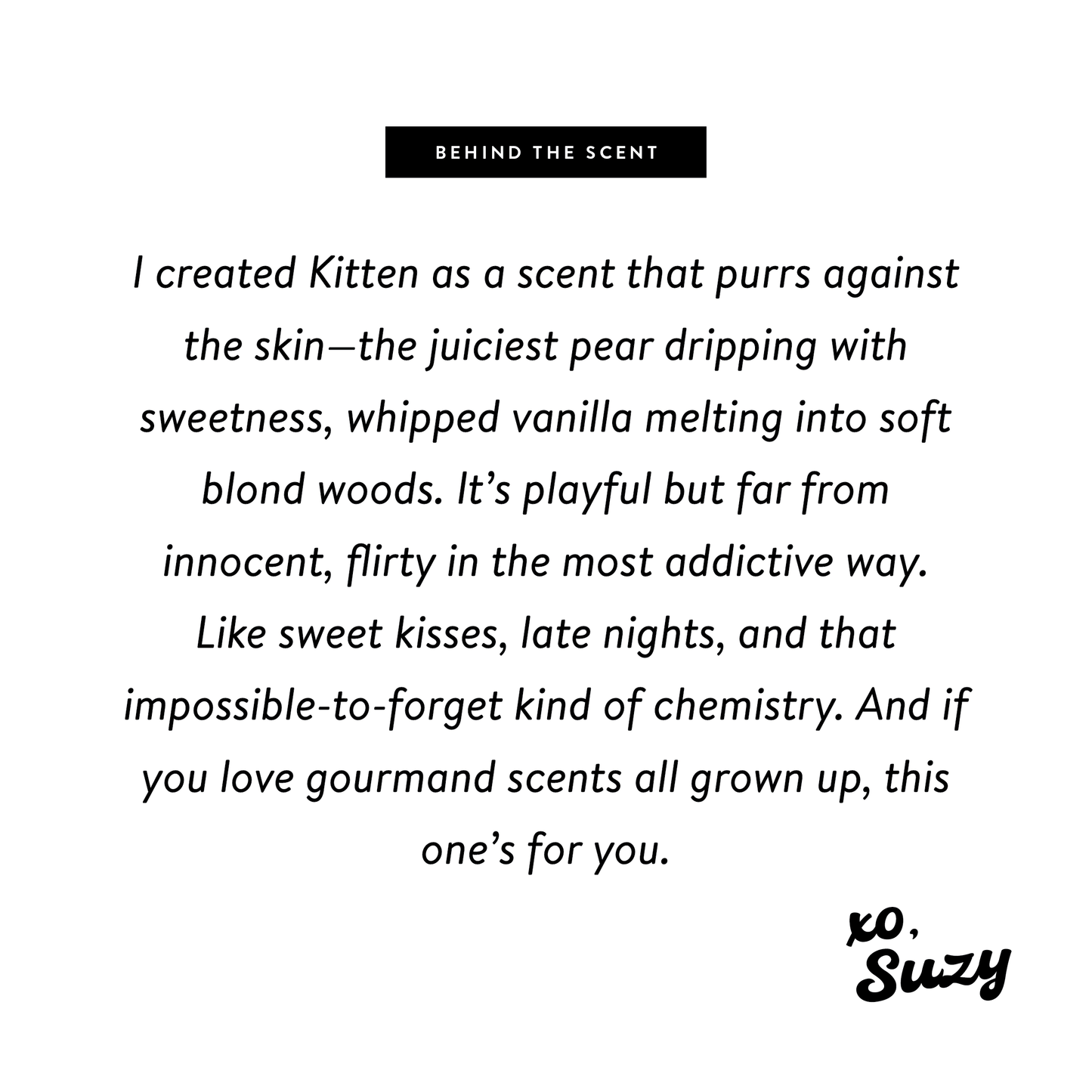 Kitten Vanilla Pear Perfume