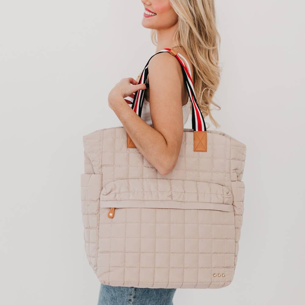 Tenley Quilted Tote Bag