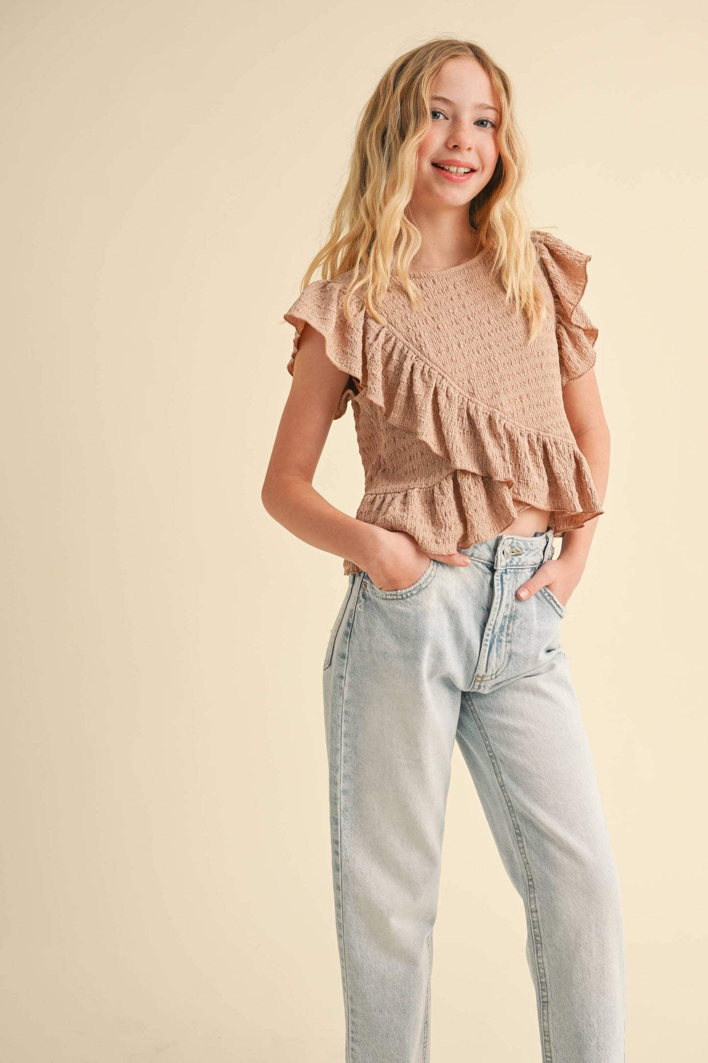 Girls Sleeveless Top