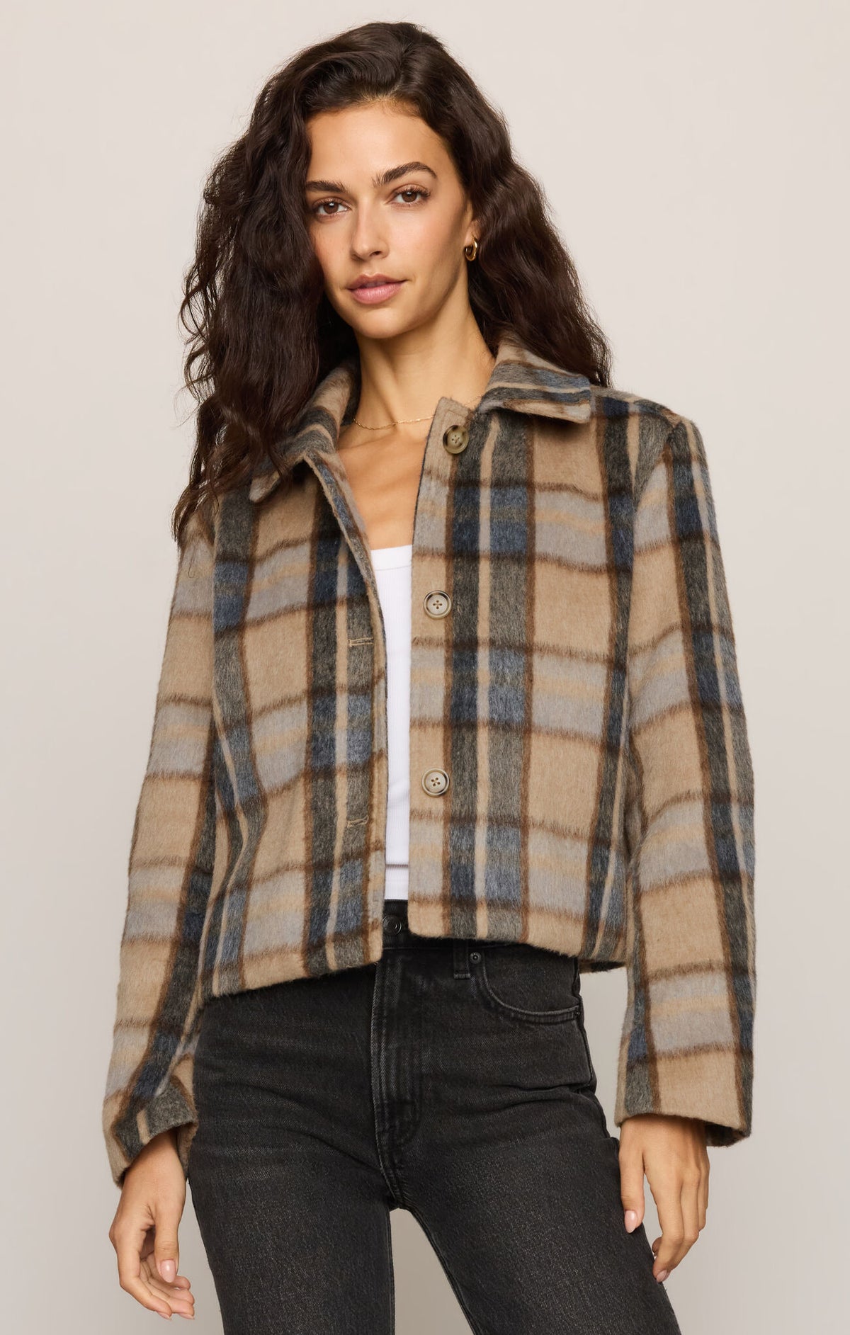 Petra Plaid Jacket