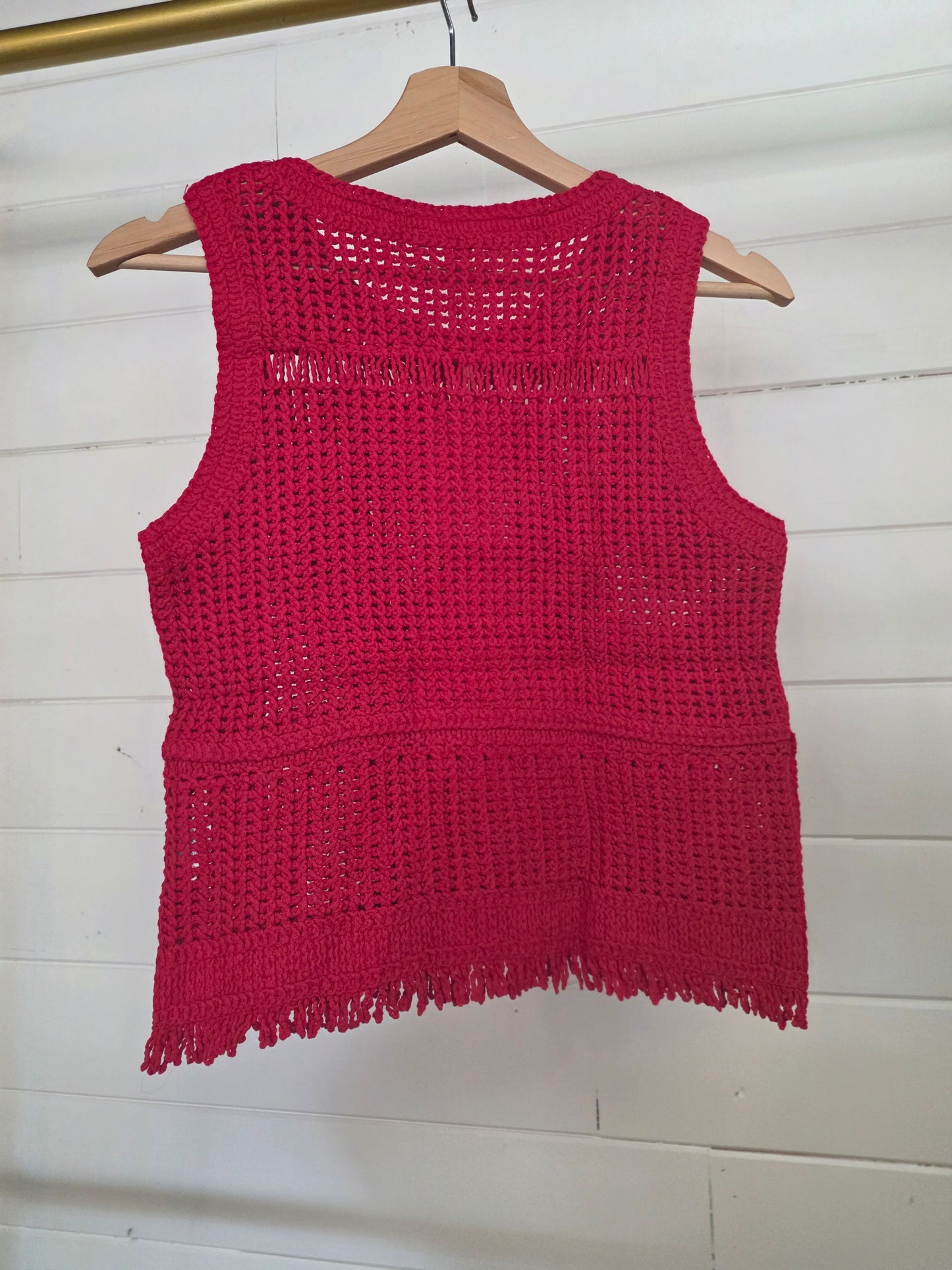 Fringed Crochet Top