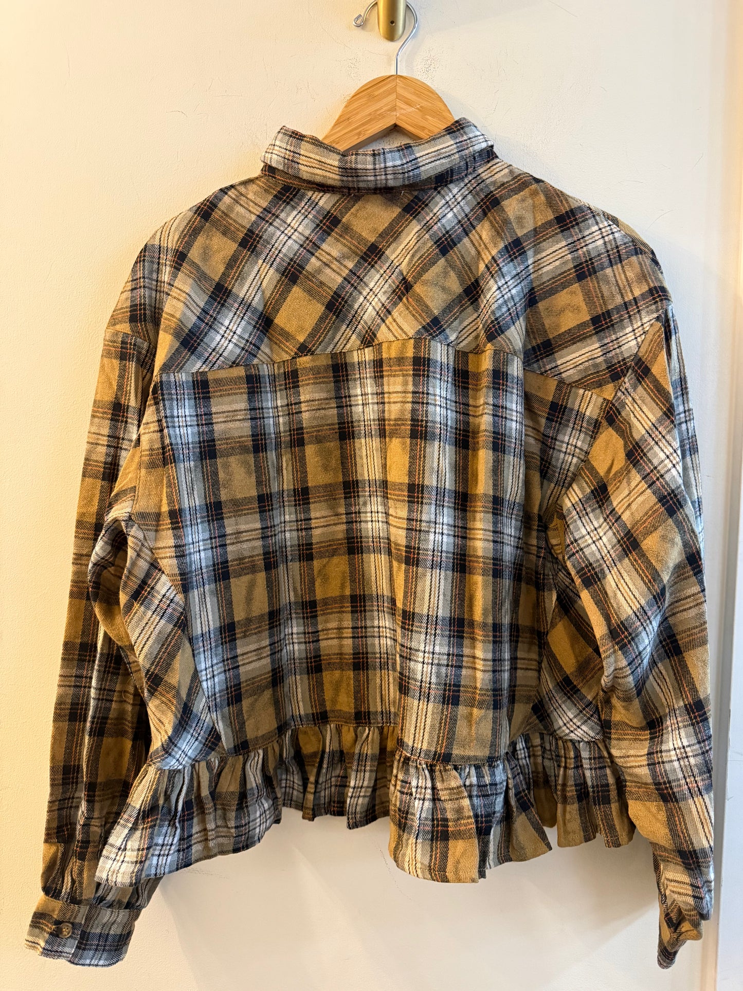 Frilled Checker Top