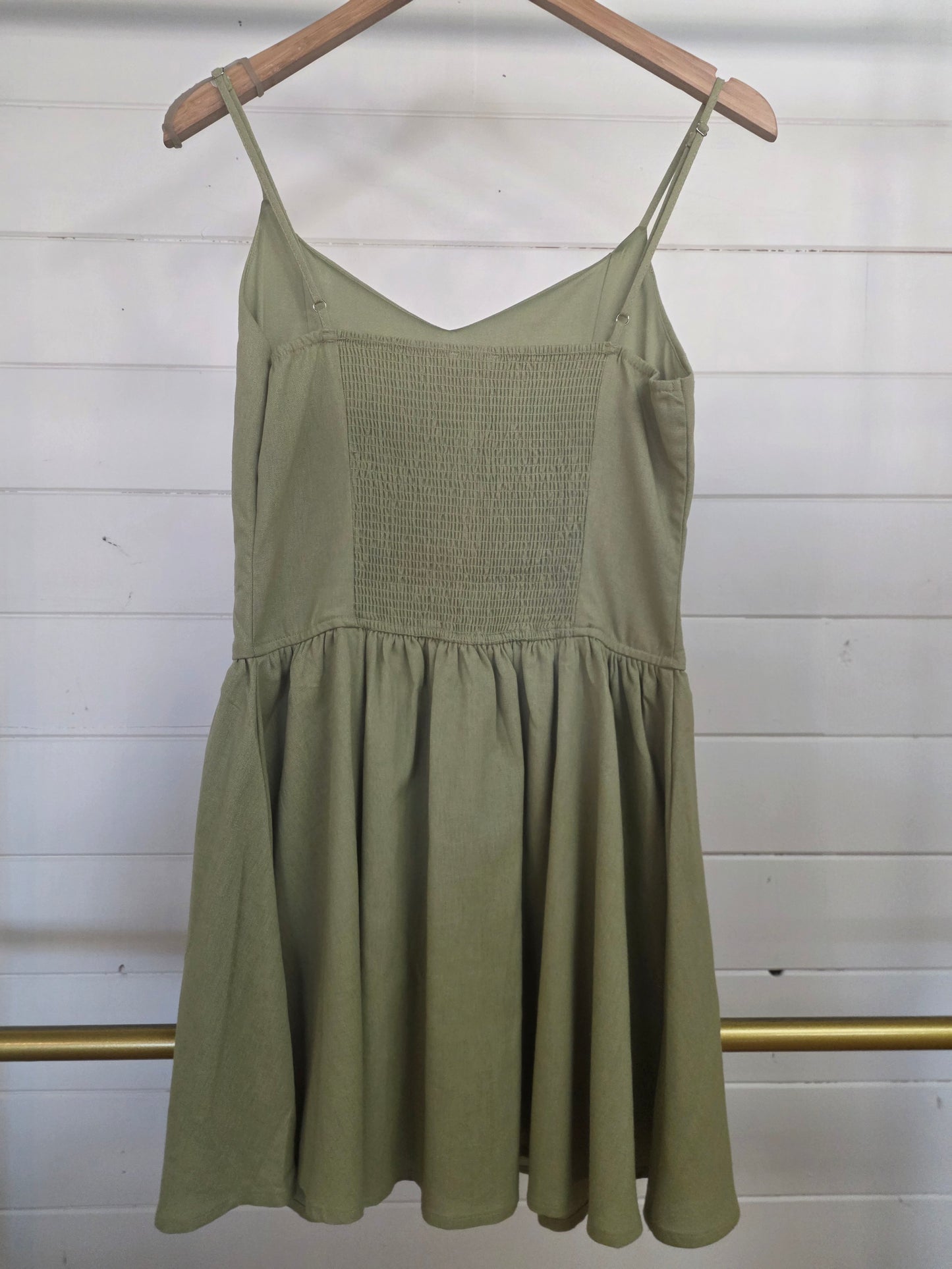 Basque Waist Strap Dress