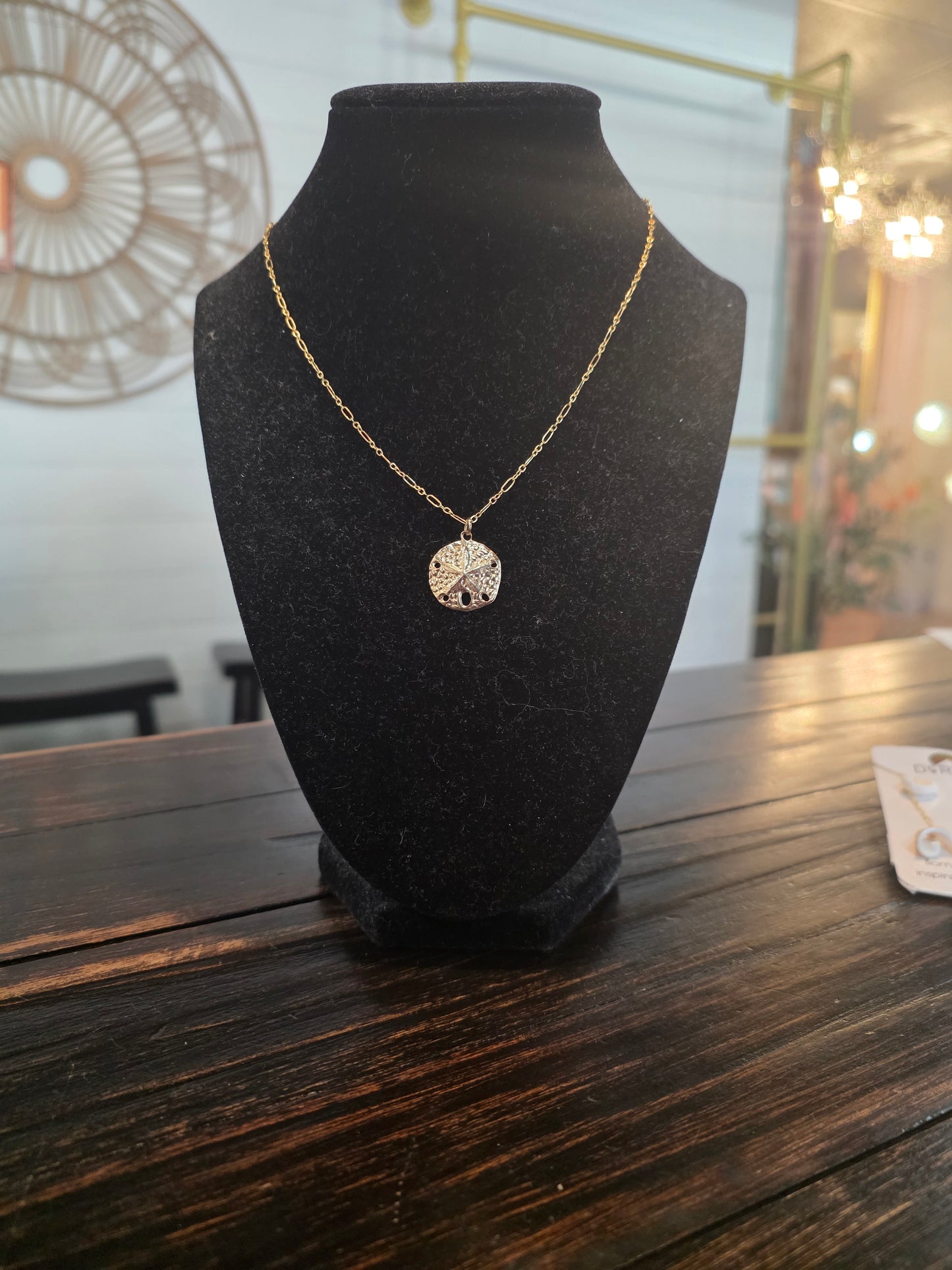 Sand Dollar Pendant Necklace