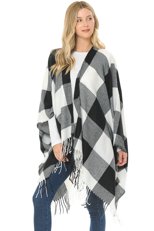 Buffalo Shawl Poncho