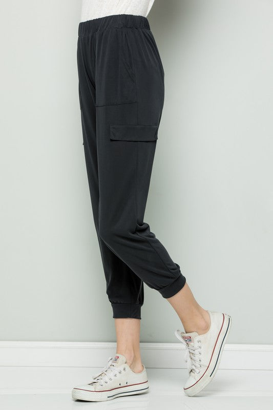 Cupro Cargo Pants