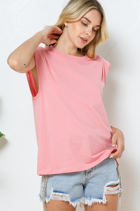 Padded Shoulder Tank