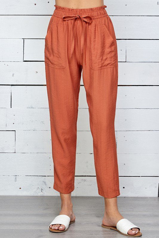 Stripe Cropped Pants