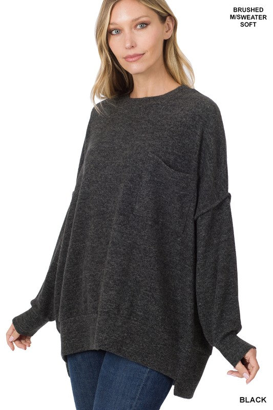 Brushed Oversized Sweater