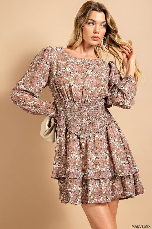 Floral Waist Dress