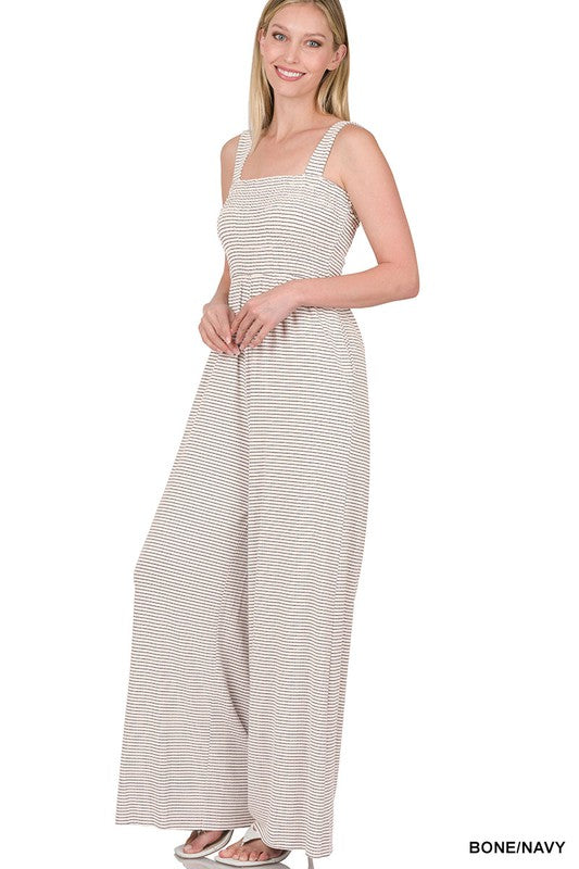 Striped Jumpsuit