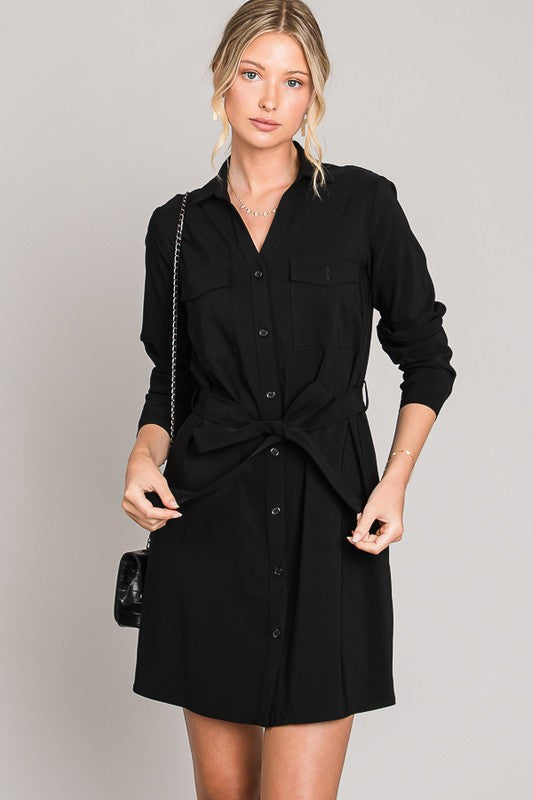 Front Tied Dress